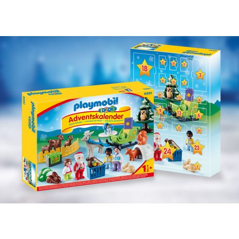 Playmobil 9391 Karácsony - 1.2.3 adventi kalendárium, naptár - Erdei karácsony