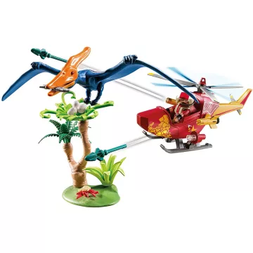 Playmobil 9430 Felderítő helikopter repülő dínóval