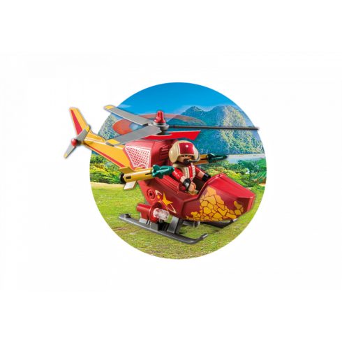Playmobil 9430 Felderítő helikopter repülő dínóval