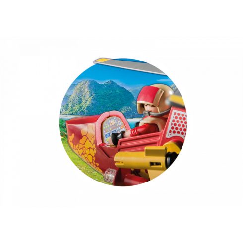 Playmobil 9430 Felderítő helikopter repülő dínóval