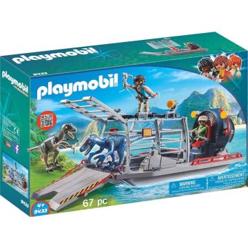 Playmobil 9433 Ellenséges hajó Velociraptorokkal