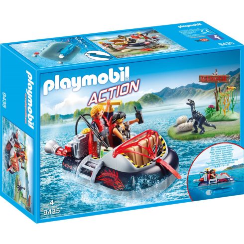 Playmobil 9435 Légpárnás csónak víz alatti motorral