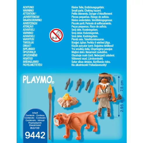 Playmobil 9442 Ősember kardfogú tigrissel