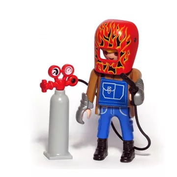   Playmobil 9443 Hegesztőmunkás zsákbamacska figura 14. sorozat (fiúknak)