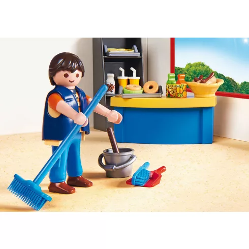 Playmobil 9457 Iskolabüfé gondnokkal