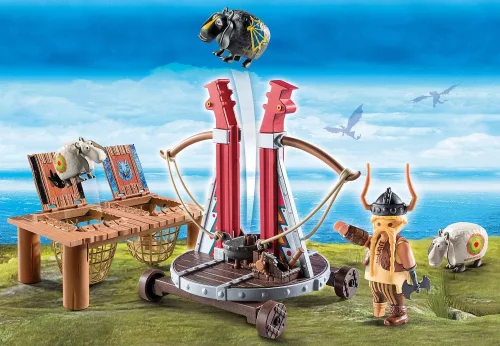 Playmobil 9461 Bélhangos báránycsúzlival