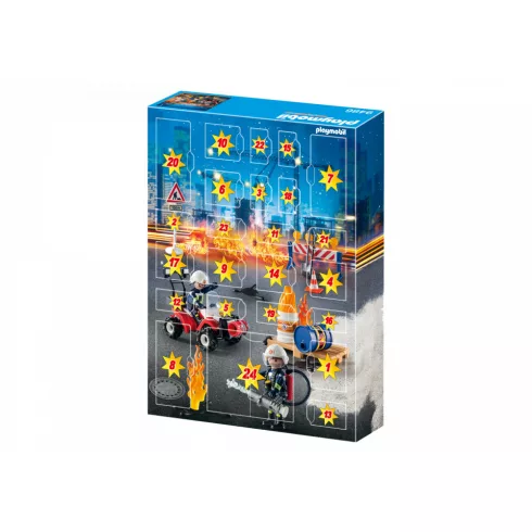 Playmobil 9486 Karácsony - Adventi kalendárium, naptár - Tűzoltók bevetésen