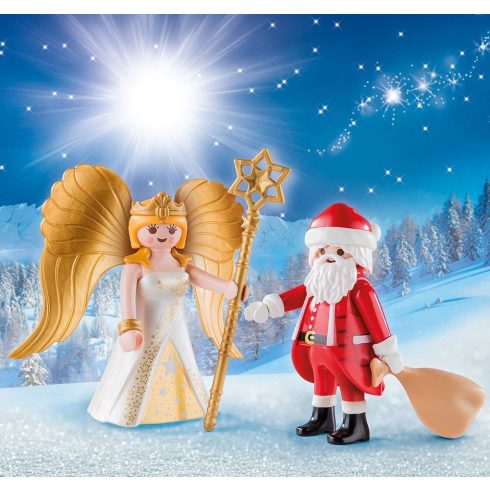 Playmobil 9498 Karácsony - Télapó és angyal