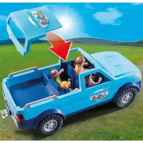 Playmobil 9502 Pick-up lakókocsival (csomagolássérült)