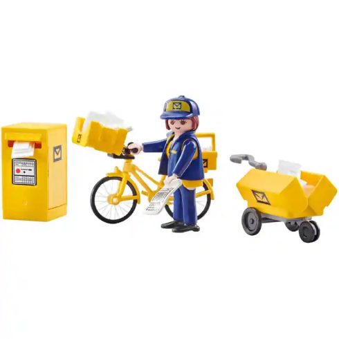 Playmobil 9806 Postás biciklivel