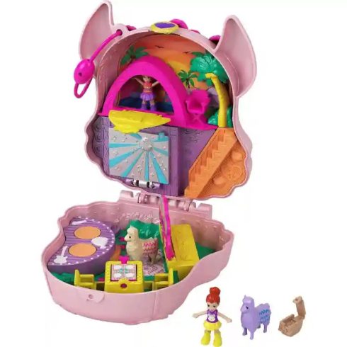 Polly Pocket lámás zenés parti játékkészlet