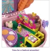Polly Pocket lámás zenés parti játékkészlet
