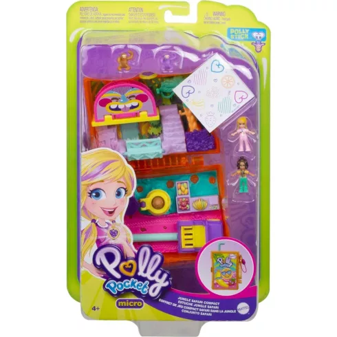 Polly Pocket dzsungel szafari játékkészlet