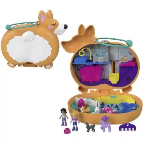 Polly Pocket corgi kutyus játékkészlet