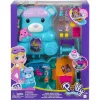 Polly Pocket macis pizsama party játékkészlet