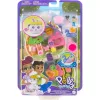 Polly Pocket nyuszis virágos kert játékkészlet