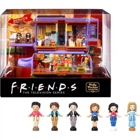 Polly Pocket Jóbarátok (Friends) Central Perk kávézó gyűjtői készlet