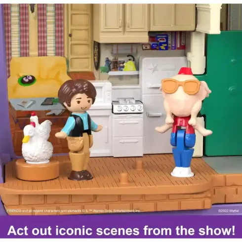 Polly Pocket Jóbarátok (Friends) Central Perk kávézó gyűjtői készlet