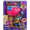 Polly Pocket 2 az 1-ben lajhárcsalád játékkészlet