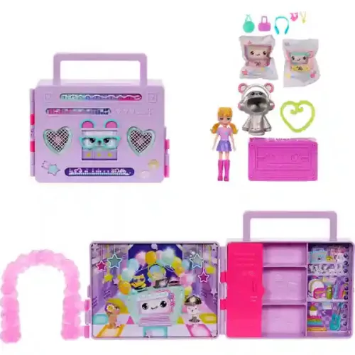 Polly Pocket diszkóparti divat felfedező játékkészlet