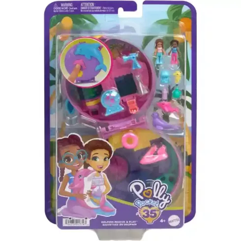 Polly Pocket delfinmentő játékkészlet