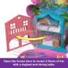 Polly Pocket 2 az 1-ben majomcsalád játékkészlet