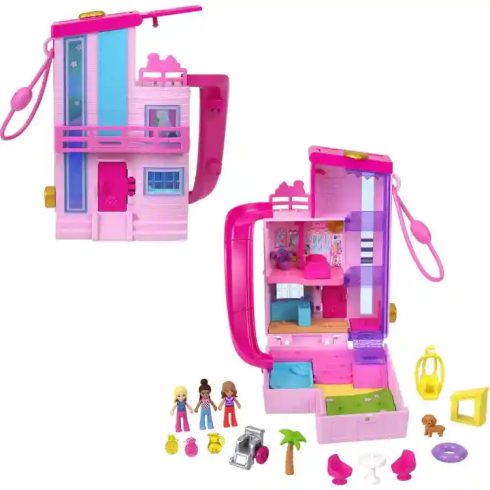 Polly Pocket Barbie babaháza játékkészlet