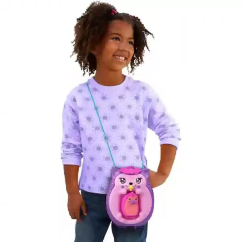 Polly Pocket sündisznó mama és kicsinye játékkészlet