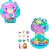 Polly Pocket macis kagyló csillámos sziget sellővel játékkészlet