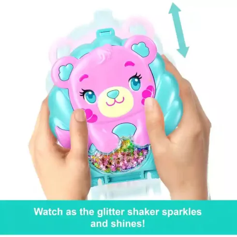 Polly Pocket macis kagyló csillámos sziget sellővel játékkészlet