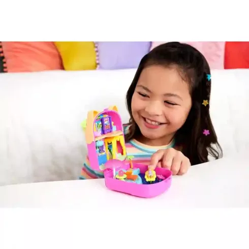 Polly Pocket jégkrémes cica strandhotel játékkészlet