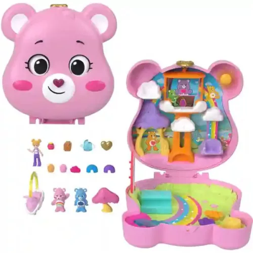 Polly Pocket Gondos bocsok macis játékkészlet