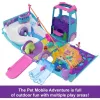 Polly Pocket állatos kalandpark játékkészlet átalakítható buszban