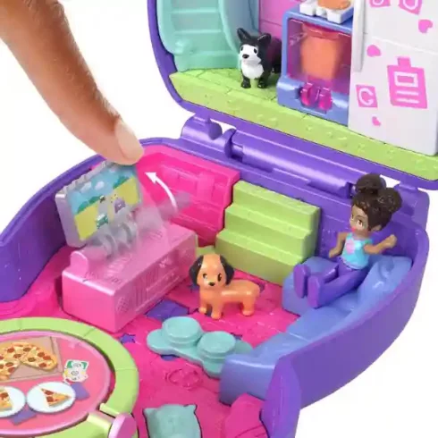 Polly Pocket kutyusos pizsamaparti játékkészlet