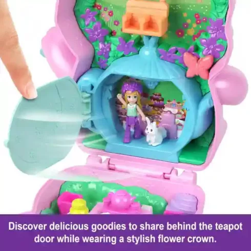 Polly Pocket nyuszis teaparti játékkészlet