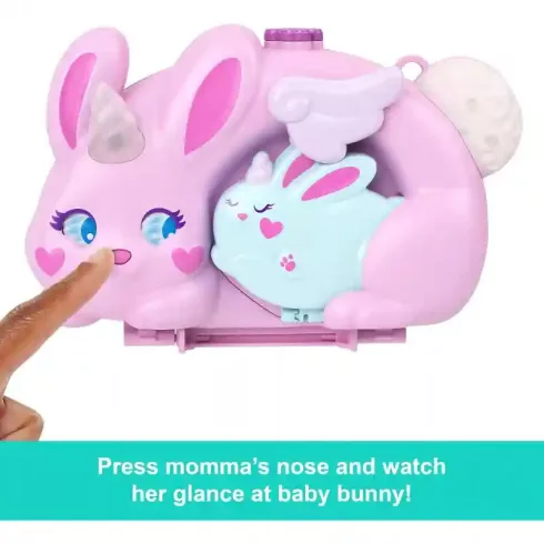 Polly Pocket 2 az 1-ben nyuszis játékkészlet