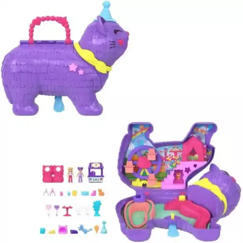 Polly Pocket cicaparti pinyáta játékkészlet
