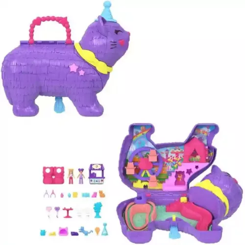 Polly Pocket cicaparti pinyáta játékkészlet