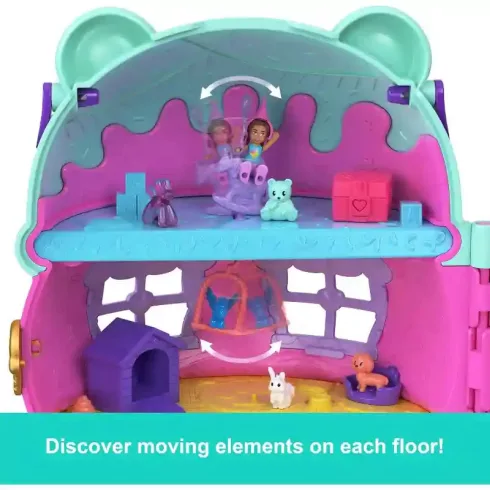 Polly Pocket emeletes macis fagyiház lifttel