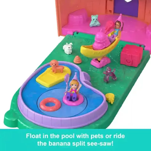 Polly Pocket emeletes macis fagyiház lifttel