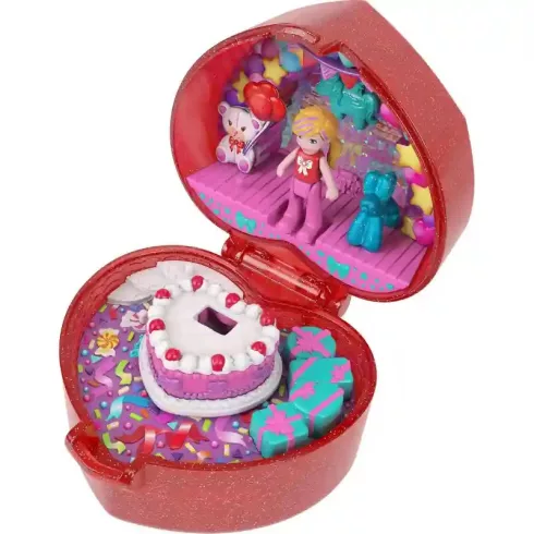 Polly Pocket 80. évfordulós gyűrűdoboz játékkészlet