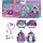 Polly Pocket Holiday Connects karácsonyfa és rénszarvas ünnepi készletek