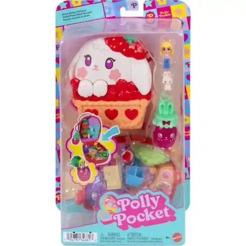 Polly Pocket nyuszis piknik játékkészlet