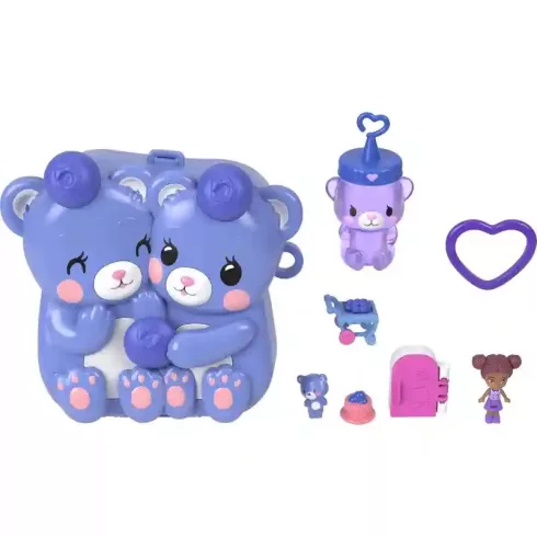 Polly Pocket áfonyás macik játékkészlet