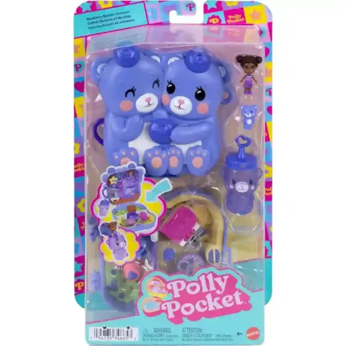 Polly Pocket áfonyás macik játékkészlet