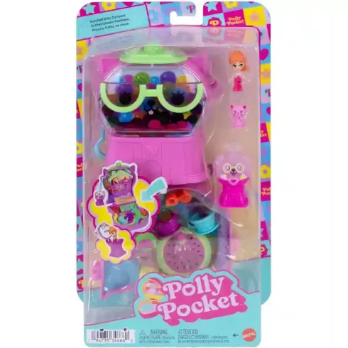 Polly Pocket rágógumis cica játékkészlet