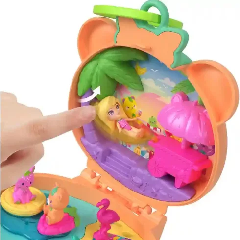Polly Pocket plüss macis játékkészlet