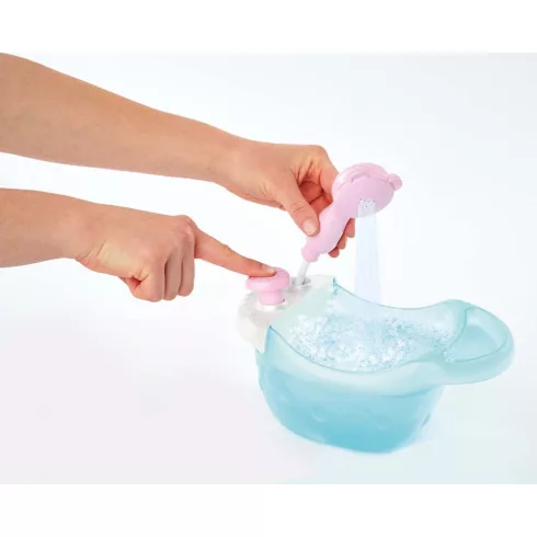 Simba Toys Pamper Petz - Pisilő husky kiskutya pelenkában fürdőkáddal
