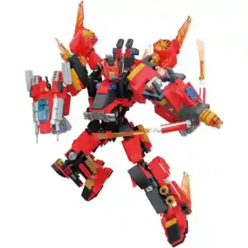 Qman 41305 4 az 1-ben: Lángisten tábornok óriás robot