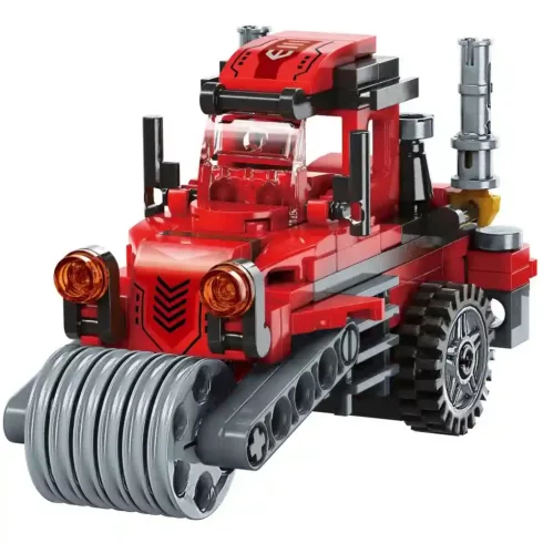 Qman 42101 3 az 1-ben: Gőzmozdony, motor vagy úthenger